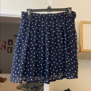 Navy skirt